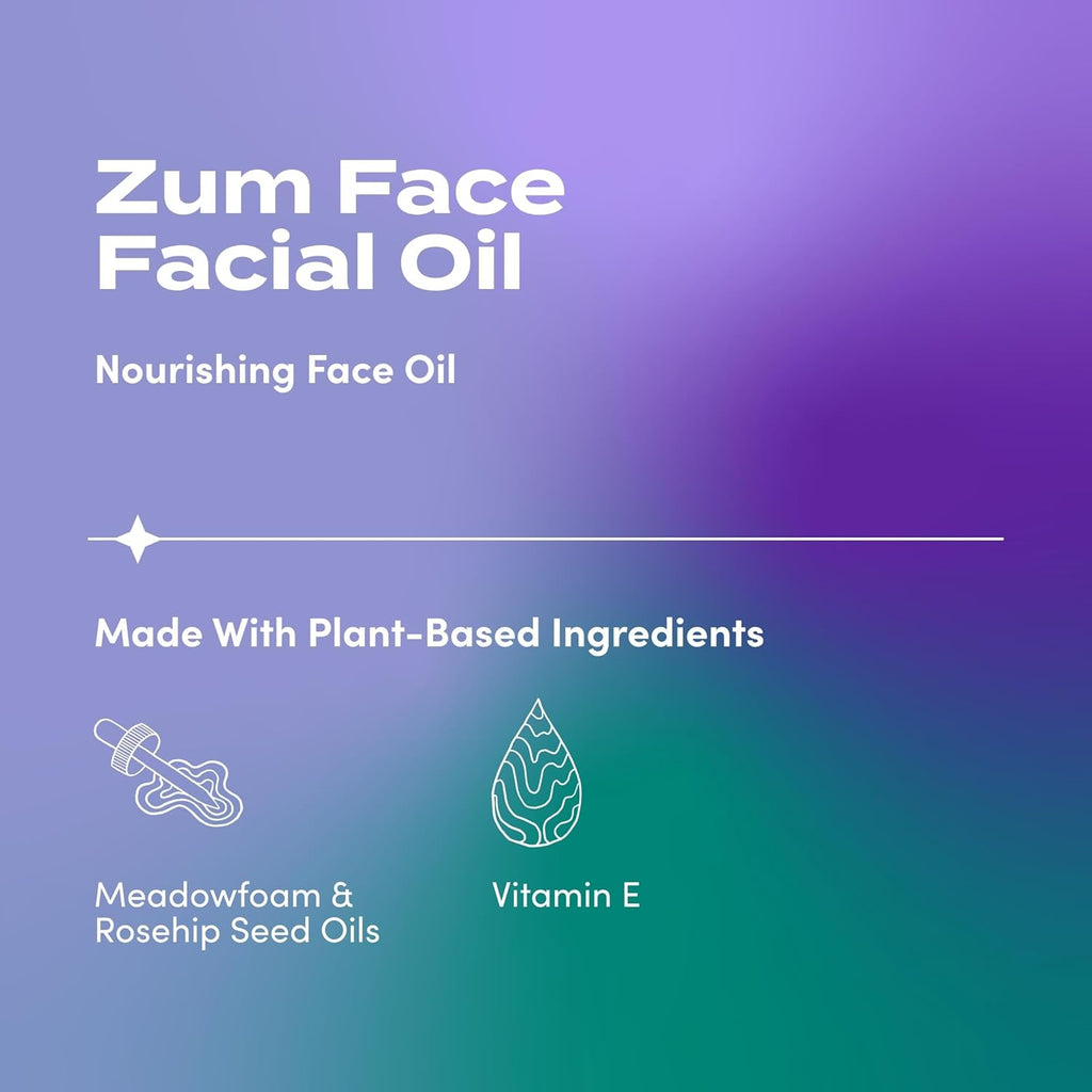 Indigo Wild Zum Nourishing Face Oil – Lavender, Geranium & Rosemary – 2 fl oz