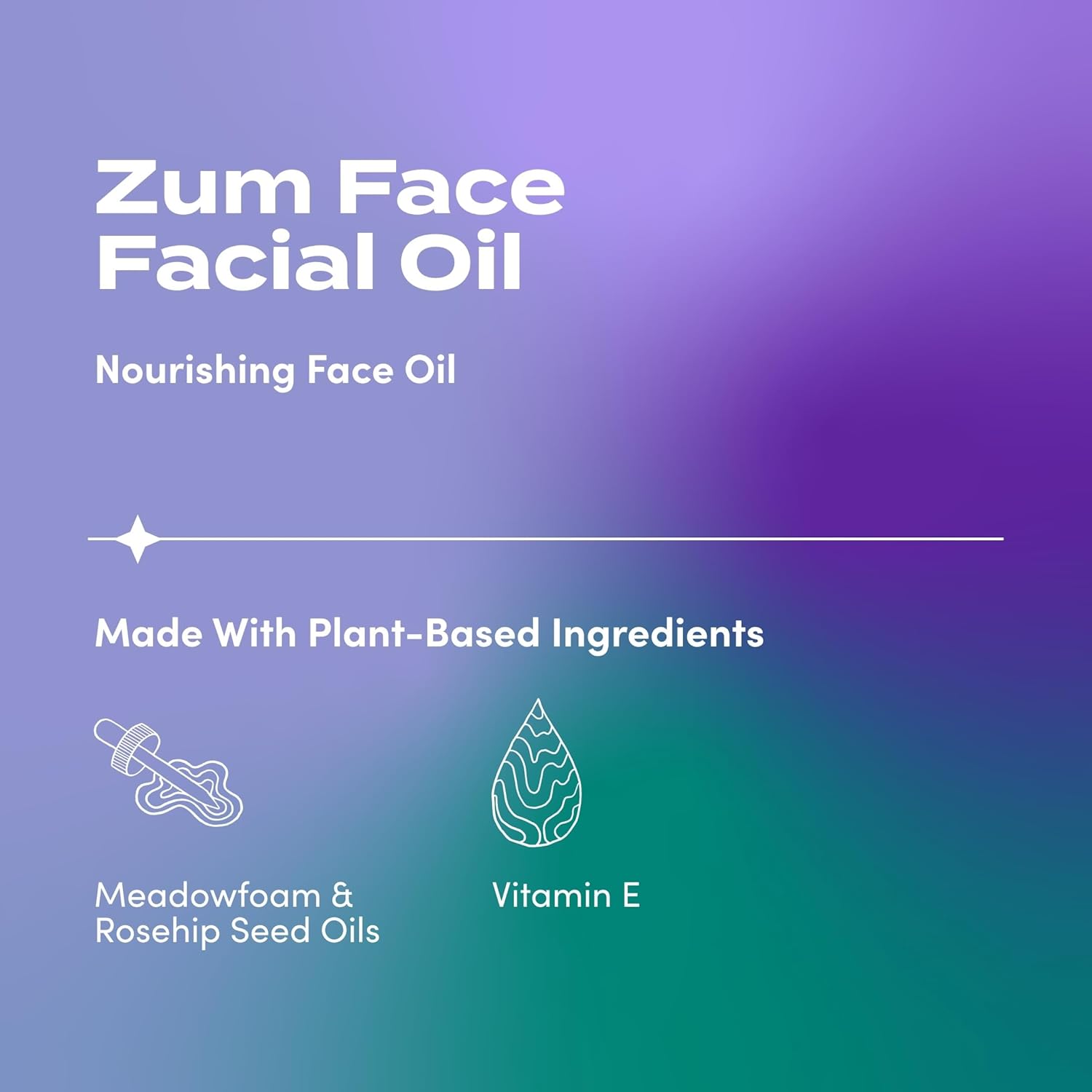 Indigo Wild Zum Nourishing Face Oil – Lavender, Geranium & Rosemary – 2 fl oz