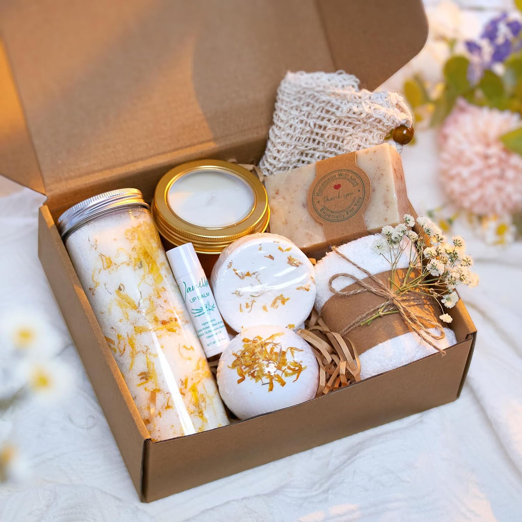 Natural Spa Gift Set for Her – Citrus & Vanilla