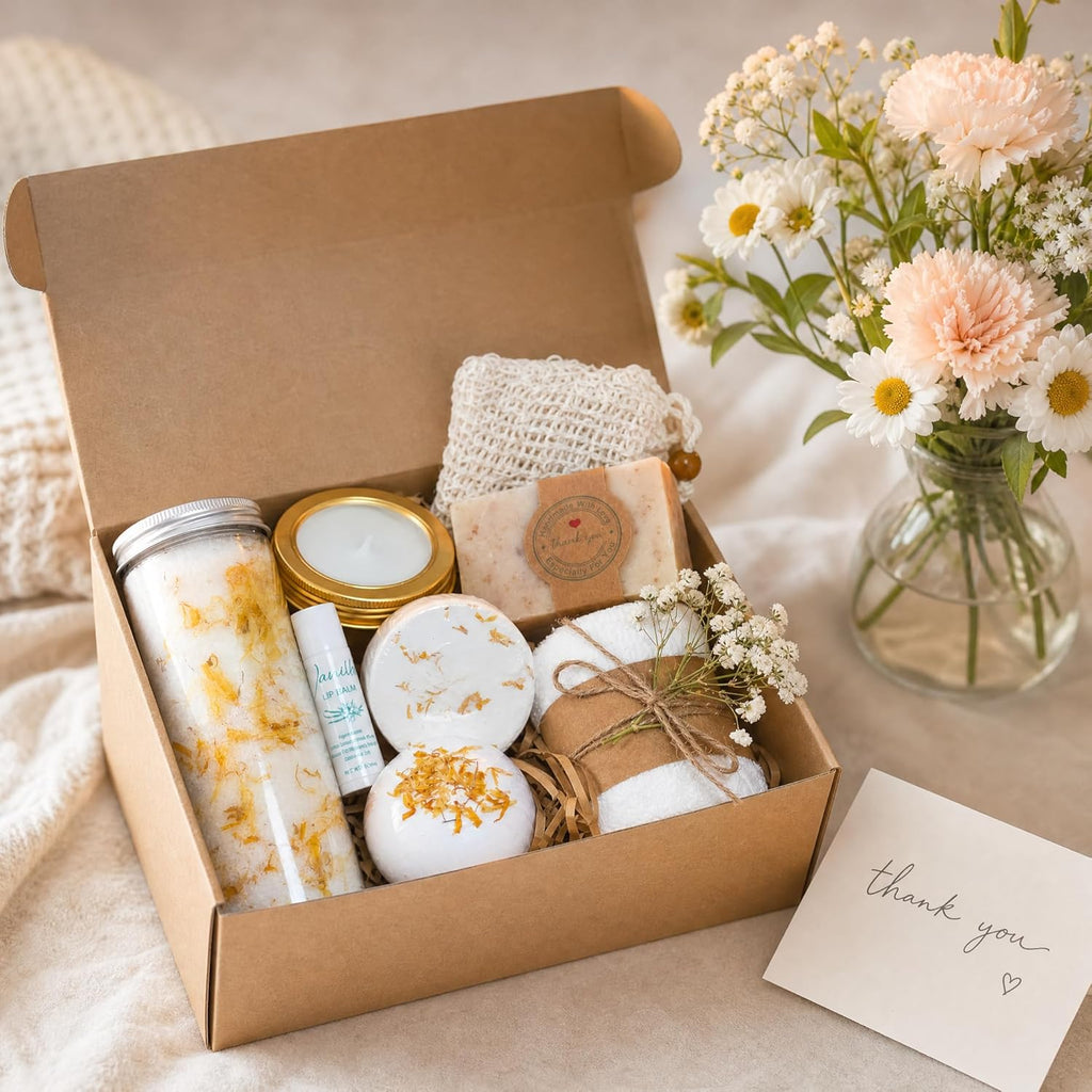 Natural Spa Gift Set for Her – Citrus & Vanilla