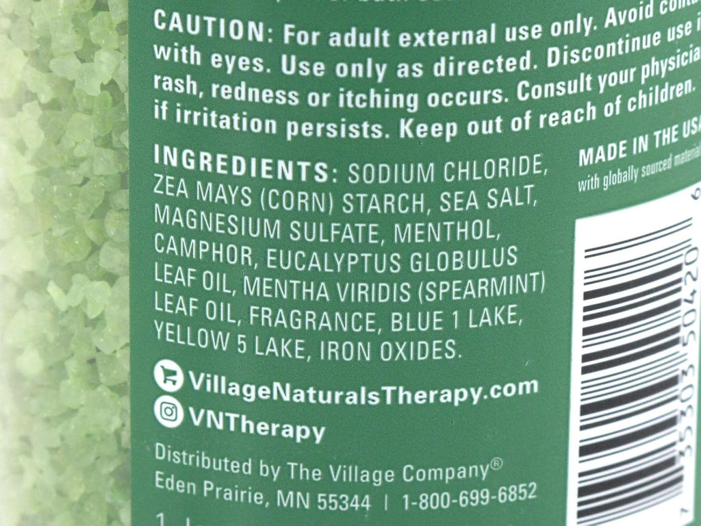 Village Naturals Therapy Aches & Pains Mineral Bath Soak – 20 oz